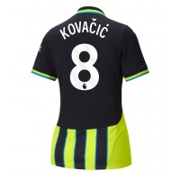 Camisa de Futebol Manchester City Mateo Kovacic #8 Equipamento Secundário Mulheres 2024-25 Manga Curta